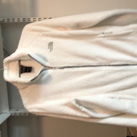 The North Face White Fleece Jacket - Picture 1 of 4